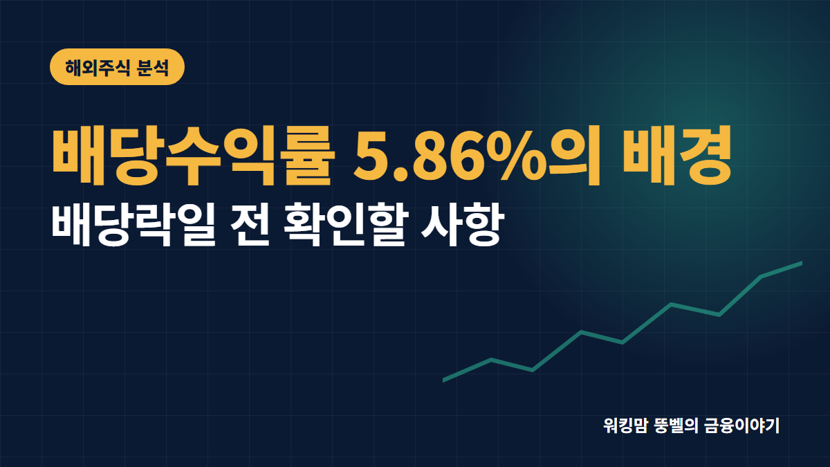 리얼티인컴 배당금 vs 리츠 ETF, 5.86%만 보고 판단하면 안 되는 이유 핵심 요약