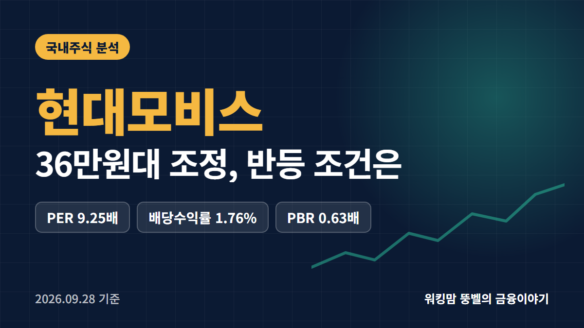 현대모비스 주가 전망
